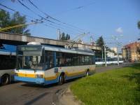Velký snímek autobusu značky Škoda, typu 21Tr