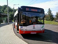 Velký snímek autobusu značky Škoda, typu 27Tr