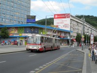 Velký snímek autobusu značky Škoda, typu 15Tr