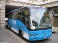 Velký snímek autobusu značky B, typu M
