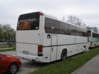 Velký snímek autobusu značky p, typu n