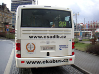 Velký snímek autobusu značky Ekobus, typu SOR BN12