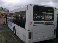 Velký snímek autobusu značky Wright, typu Liberator