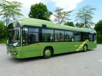 Velký snímek autobusu značky Volvo, typu 7700 Hybrid