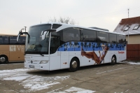 Velký snímek autobusu značky Mercedes-Benz, typu O350 Tourismo