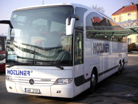 Velký snímek autobusu značky Mercedes-Benz, typu O580 Travego L