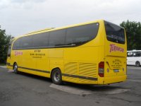 Velký snímek autobusu značky Mercedes-Benz, typu O580 Travego