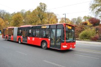 Velký snímek autobusu značky d, typu C
