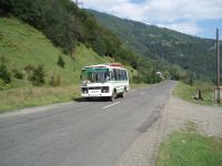 Velký snímek autobusu značky PAZ, typu 3205