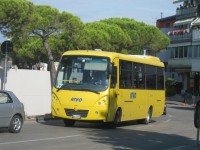 Velký snímek autobusu značky Cacciamali, typu Tema