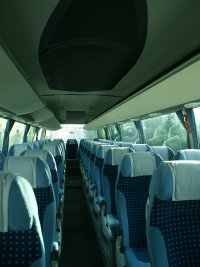 Velký snímek autobusu značky Noge, typu Titanium